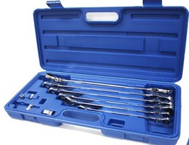 10pc Metric Universal Spline XL Flexible Head Double Box End Ratcheting ... - $89.99