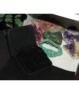 QVC Whitney Kelly WK Wide Expandable Turquoise chips Bracelet New Tag Box - $89.09