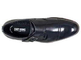 Mens Shoes  Stacy Adams Desmond Monk Strap Black Leather 25162-001 image 3