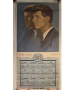 John F.Kennedy Robert F Kennedy 1969 Calendario Jfk Rfk Brothers United ... - $180.30