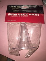 Guide Series Round Clear Plastic Nozzle For Jerky Shooter JM-701001-18-B... - £7.81 GBP