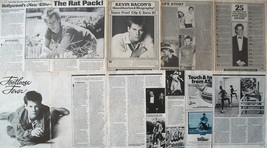 Kevin Bacon ~ Eighteen (18) B&amp;W Vintage Articles From 1984 ~ Clippings - £5.90 GBP