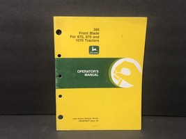 John Deere 390 Front Blade For 870 970 1070 Operators Manual OMM79627 C9 - £12.54 GBP