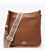 Michael Kors Luisa Large Pebbled Leather Messenger Bag - Luggage - €150,77 EUR