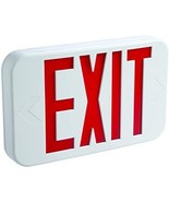 ALL-PRO APX7R, Self Powered, White Housing, LED Exit, Red Letters - $42.86