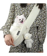 Small Dog Carrier Sling for Small Dogs Puppy Cat Big Pouch Safety Leash ... - £37.71 GBP