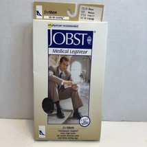 Jobst Men Knee High 30-40 mmHg Ribbed Dress Compression Socks Closed Toe... - $29.69