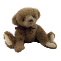 Boyds Collection Teddy Bear Plush Brown Stuffed Animal Posable Jointed 1990 - £12.55 GBP