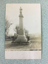 union soldiers memorial monument Blair Nebr NE  RPPC vintage postcard - £10.71 GBP