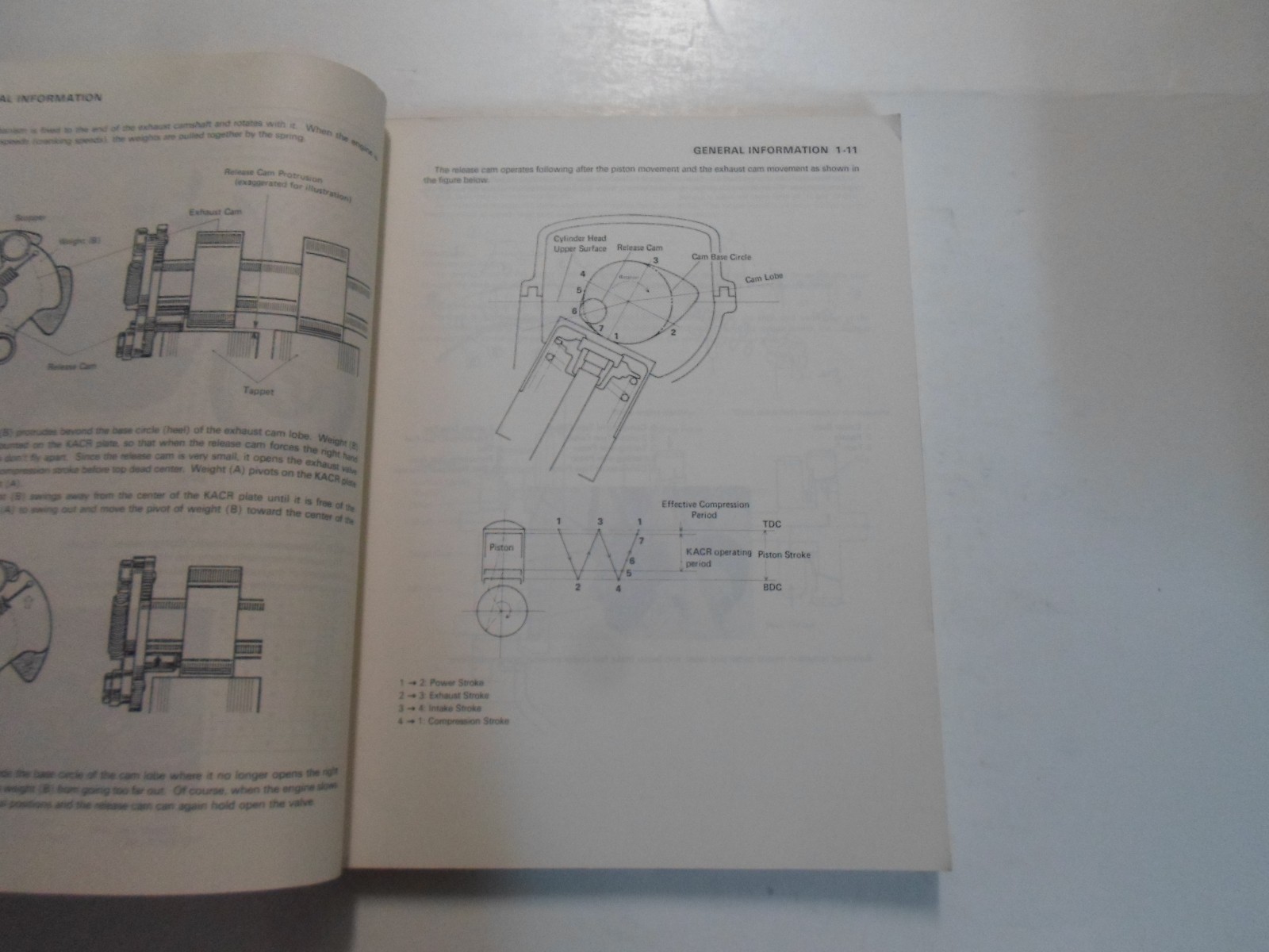 1989 1990 Kawasaki Tengai Moto Servizio Manuale Danneggiato Vetrata Fabbrica OEM Item image 10