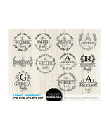 Split Monogram Bundle svg, Split Monogram SVG, Split Monogram Letters sv... - $5.99