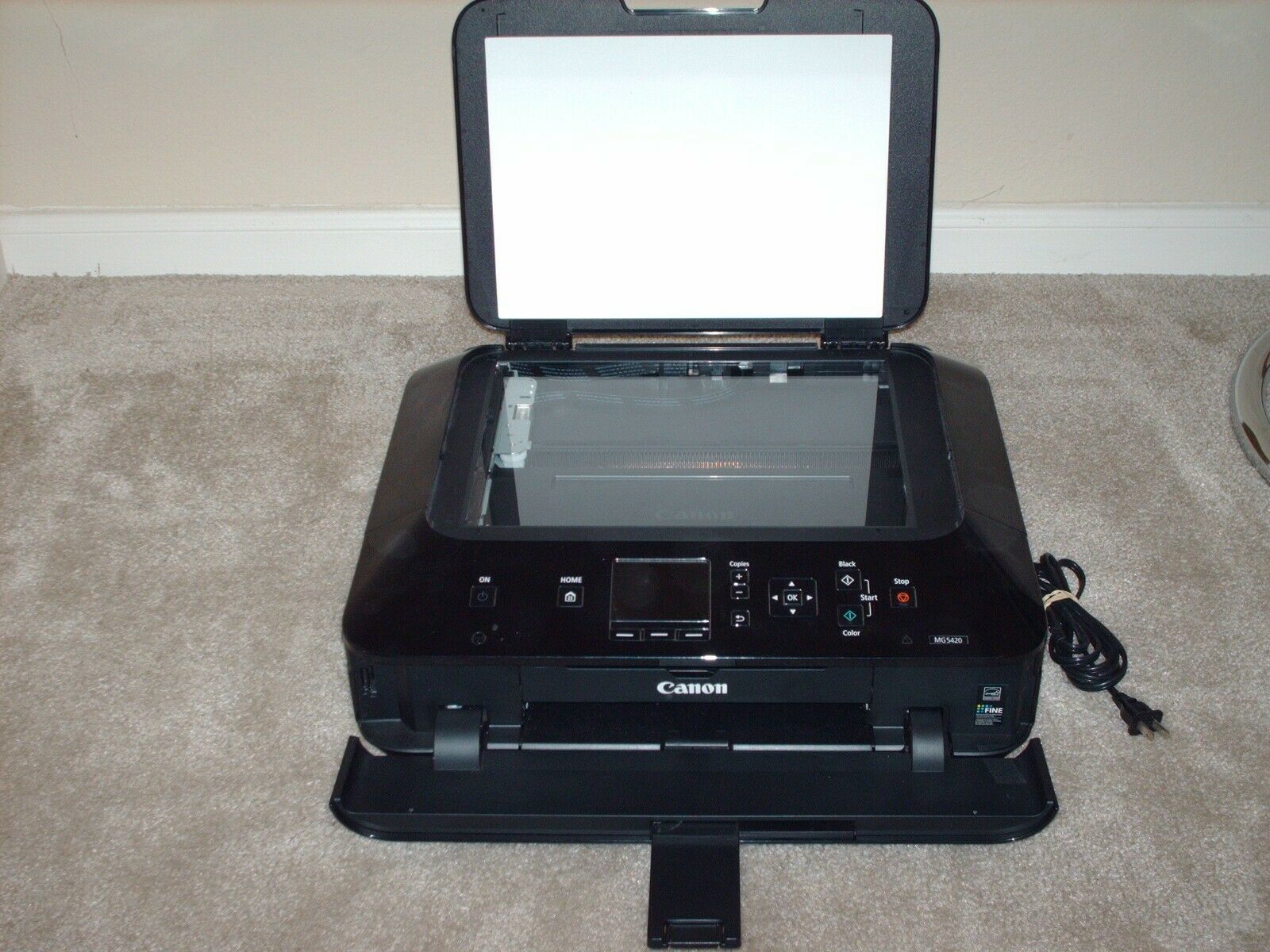 Canon PIXMA MG5420 Wireless Color Photo Printer ***FOR  PARTS OR REPAIR ONLY*** - £42.69 GBP