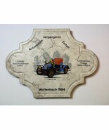 WANDERUNG, VOLKSMARCH, WOFFENBACH, 1984, CERAMIC PLATE - $367.50 MXN