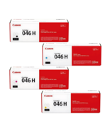 Canon 046H Toner Set Cartridge High Yield 4-Pack for imageCLASS MF733Cdw... - $380.26