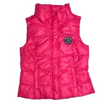 Abercrombie &amp; Fitch Pink Spring Quilted Puffer Hiking Fashion Vest Medium - £15.57 GBP