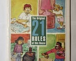 Teaching The Basics Of Good Behavior The Original 21 Rules Of This House... - $9.89