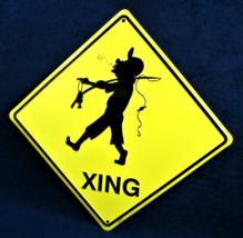 FISHING Xing -*US MADE* Embossed Metal Sign - Yard Man Cave Garage Bar Pub Decor - $17.95