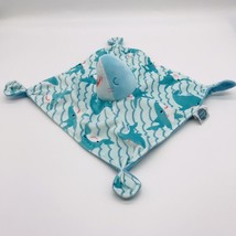 Mary Meyer Shark Lovey Security Blanket Soother Cinched Corners - £11.95 GBP