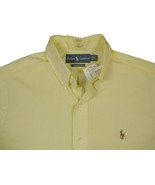 NEW Polo Ralph Lauren Classic Fit Dress Shirt! 17 36 37 Yellow Multicolo... - $825.30 MXN