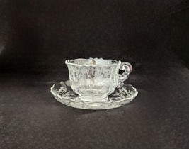 Cambridge CHANTILLY Shape 3900 Etched Cup &amp; Saucer Set ~ Multiple Available - £19.53 GBP