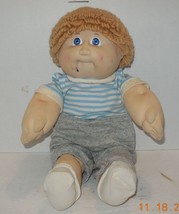 1985 Coleco Cabbage Patch Kids Plush Toy Doll CPK Xavier Roberts OAA - £26.95 GBP