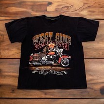 West Side Saloon The Best Riders in Town Mr Big Outfitters Large Black T... - $24.95