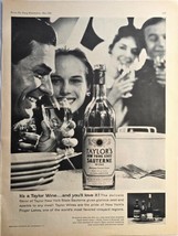 1960 TAYLOR&#39;S NEW YORK STATE SAUTERNE WINE-Party-Friends - Vintage Print Ad - €13,37 EUR
