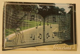 Elvis Presley Postcard Graceland Gates Memphis Tennessee  - £2.75 GBP