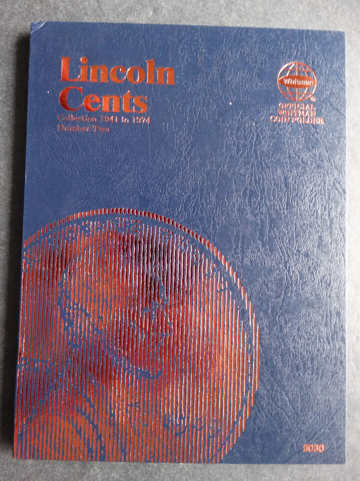 Primary image for Damaged Whitman Lincoln Cents Penny Coin Folder 1941-1974 # 2 Album Book 9030