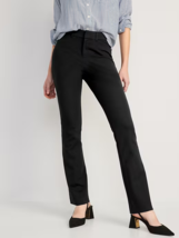 Old Navy High Rise Pixie Flare Dress Pants Womens 6 Petite Black Stretch... - £22.39 GBP