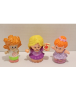 Fisher Price Little People 3 Rapunzel Sophie Ballerina Mattel Mini Figures - £7.00 GBP