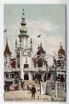 Luna Park Cafe Coney Island New York Postcard 1907 - £8.70 GBP