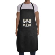 Mens Father&#39;s Day Apron - Custom BBQ Grill Kitchen Chef Apron for Men - The Myth - £12.69 GBP