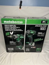Metabo HPT 18v Brushless Combo KC 18DBFL2  DRILL-DRIVER-CHARGER-AND 2 3A... - $148.50