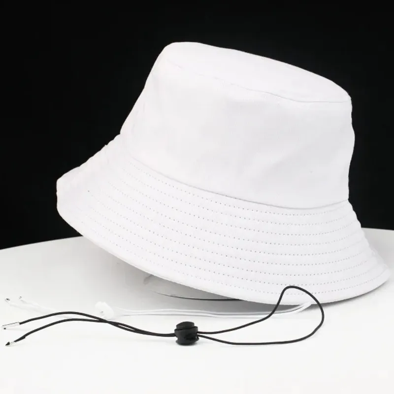 56cm 58cm 60cm 62cm 64cm Pure Cotton Adult Bucket Hats Big Bone Ladies Beach Hat - £10.91 GBP+