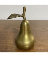 Vintage Pear Shaped Brass Bell 4-Inch Tall - £15.12 GBP