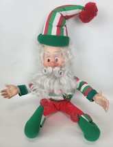 Vintage Enesco North Pole Village Christmas Poseable Elf Doll Sandi Zimnicki - £27.69 GBP