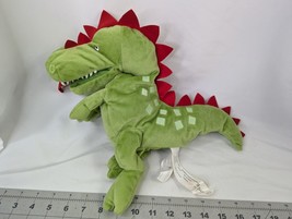 Ikea Laskig Dragon Dinosaur Hand Puppet Plush 13 Inch Stuffed Animal Toy - $11.95