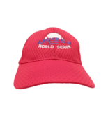 World Series KC USSSA Unisex Red Baseball Cap Adjustable Strap Back Air ... - $11.39