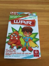 Cartamundi 2 in 1 Educational Kids Card Game WAR &amp; MEMORY New - £3.97 GBP