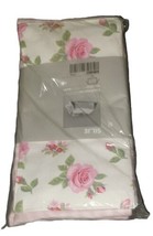 IKEA SILJE Bread Basket Pink White Roses Check Bread Bun Holder 9 x 9 &quot; - £11.60 GBP