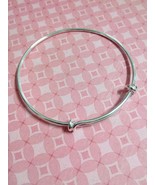 Adjustable Bangle Bracelet Wire Bangle Bracelet Silver Bangle Adjustable... - €3,19 EUR