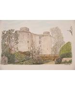 Nunney Castle. Nunney. Somerset. England. Watercolour print. - £47.54 GBP