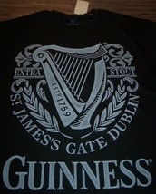 Guinness Beer Extra Stout 1795 T-shirt Mens Medium New w/ Tag Black - £15.87 GBP