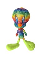 Looney Tunes Tie Dye Tweety Plush Toy Factory Prize Colorful Warner Bros... - $15.93