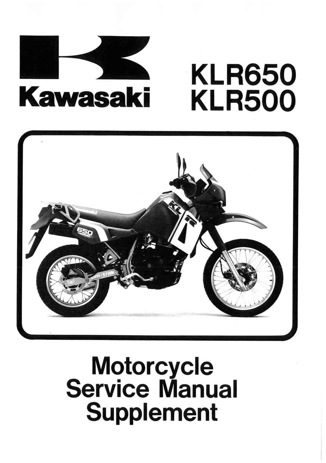 1996 1997 1998 1999 Kawasaki KLR650 KLR 650 Shop Service Repair Manual KL650  CD - $8.99