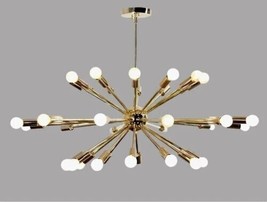 Spectacular Large Mid Century Sputnik Chandelier Ceiling Light Lamp Handmade - £451.95 GBP