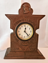 Pennsylvania Fire Insurance Company 1925 Desk Souvenir Advertising Mantel Clock - £63.49 GBP