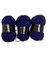 Reynolds Signature Acrylic/Wool Yarn Lot of 3 Purple  NEW - £12.10 GBP