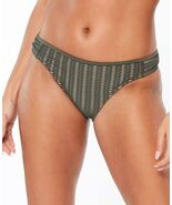 MSRP $44 Bar III Crochet Bikini Bottom Green Size Small - $41.12 CAD
